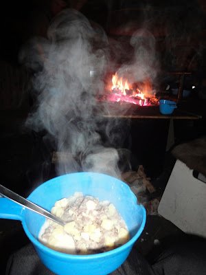 サーミ人が良く食べるらしい、トナカイとジャガイモのクリームシチュー。