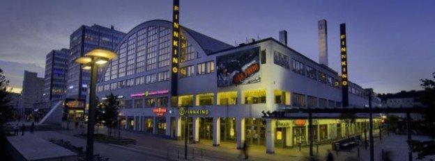 ヘルシンキ中央に構えるフィンキノのシネマコンプレックス