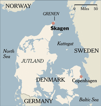 写真:skagen map 写真:skagen map